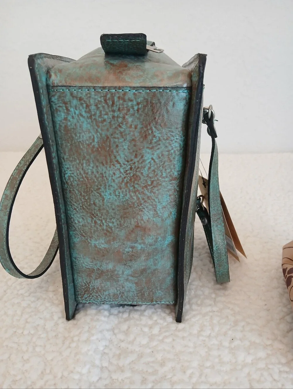 Patricia Nash Corana Tooled Turquoise NWT - Picture 7 of 9